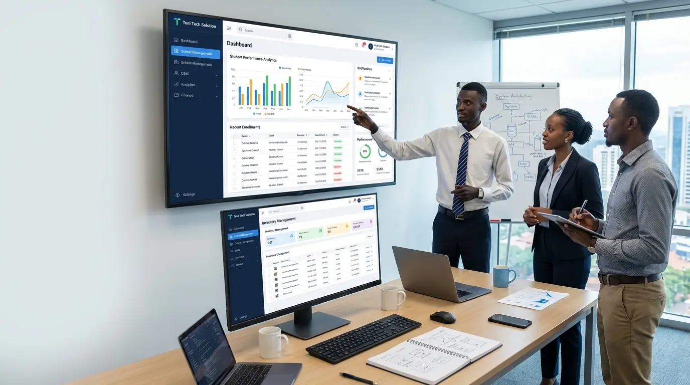 High-Performance Web App Engineering Kigali Rwanda - Toni Tech Solution